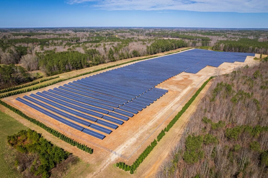 Agricultural land suited to ground-mounted solar installation